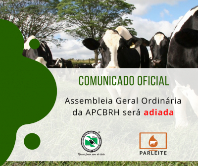 Adiamento da Assembleia Geral Ordinária da APCBRH